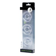 Sport Fucker Chubby Cockring Set - Clear