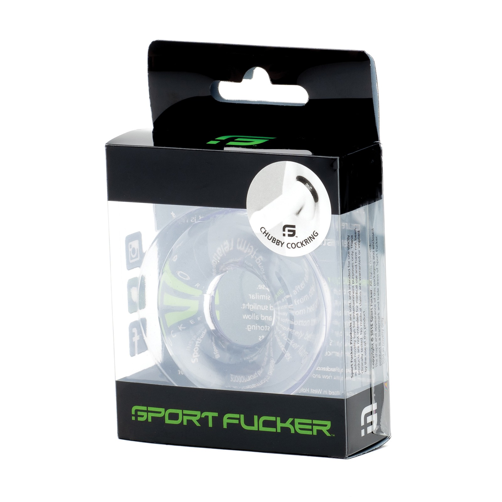 Sport Fucker Chubby Cockring - Clear