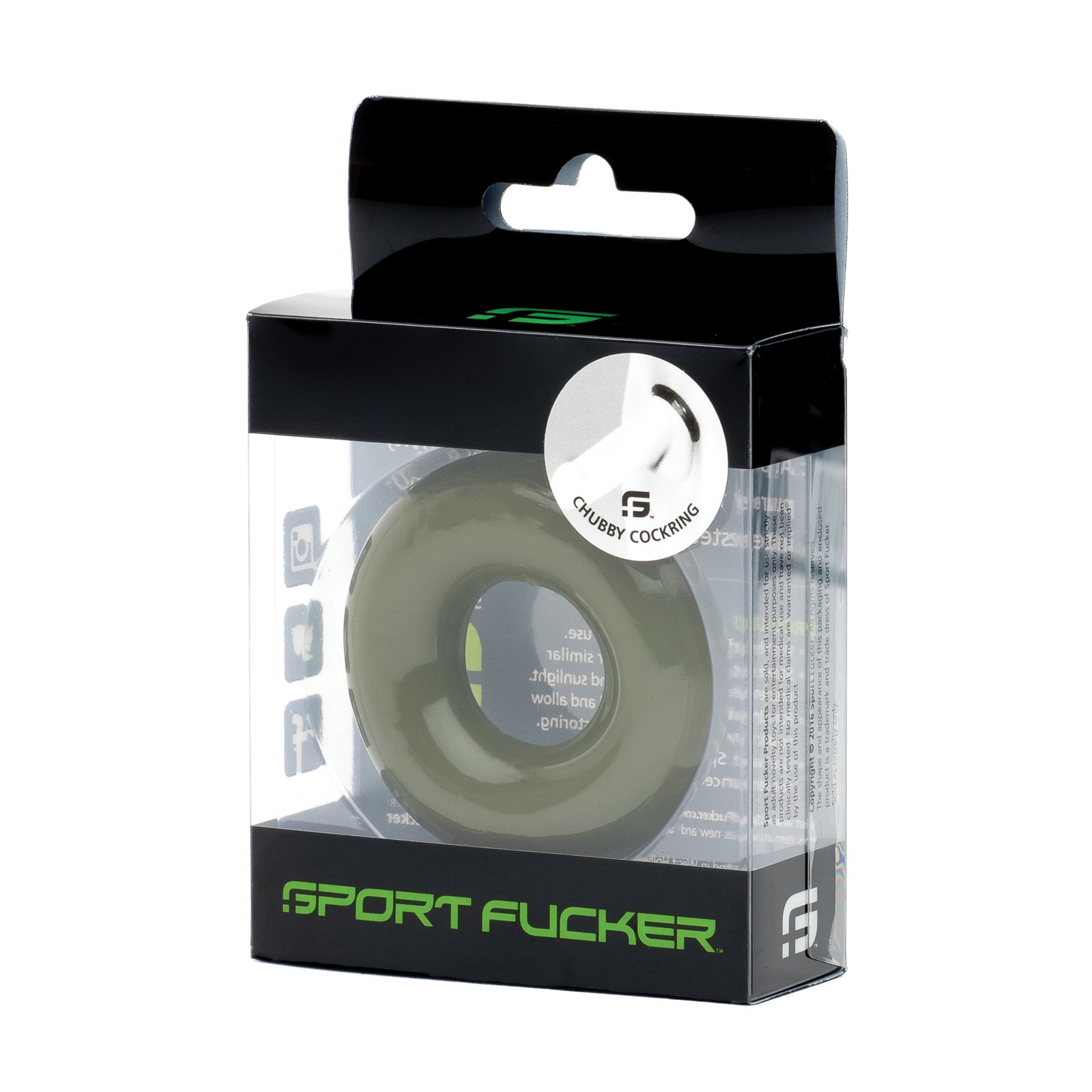 Sport Fucker Chubby Cockring - Army Green