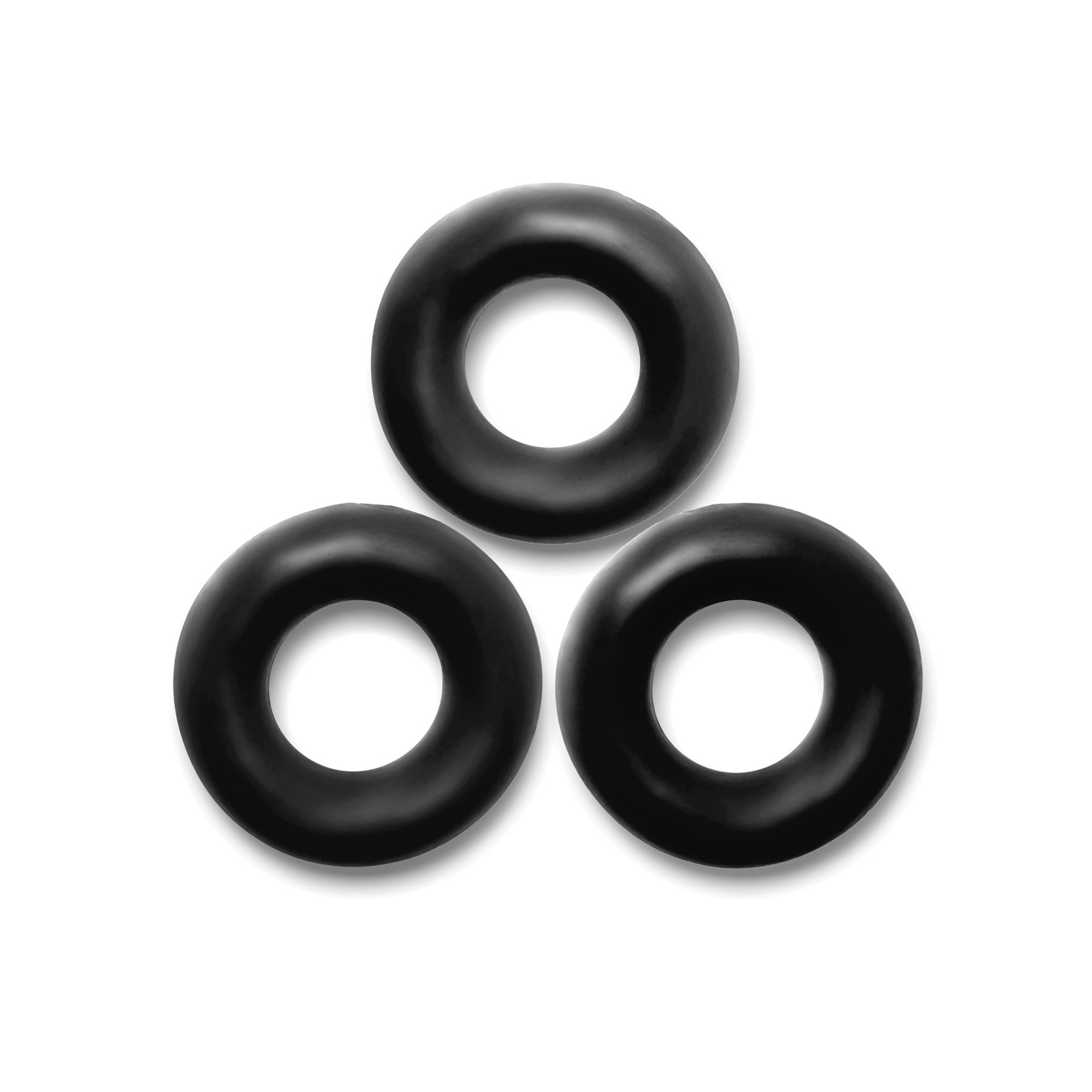 Anillos para el Pene Jumbo Fat Willy 3 Pack - Negro