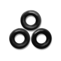 Anillos para el Pene Jumbo Fat Willy 3 Pack - Negro