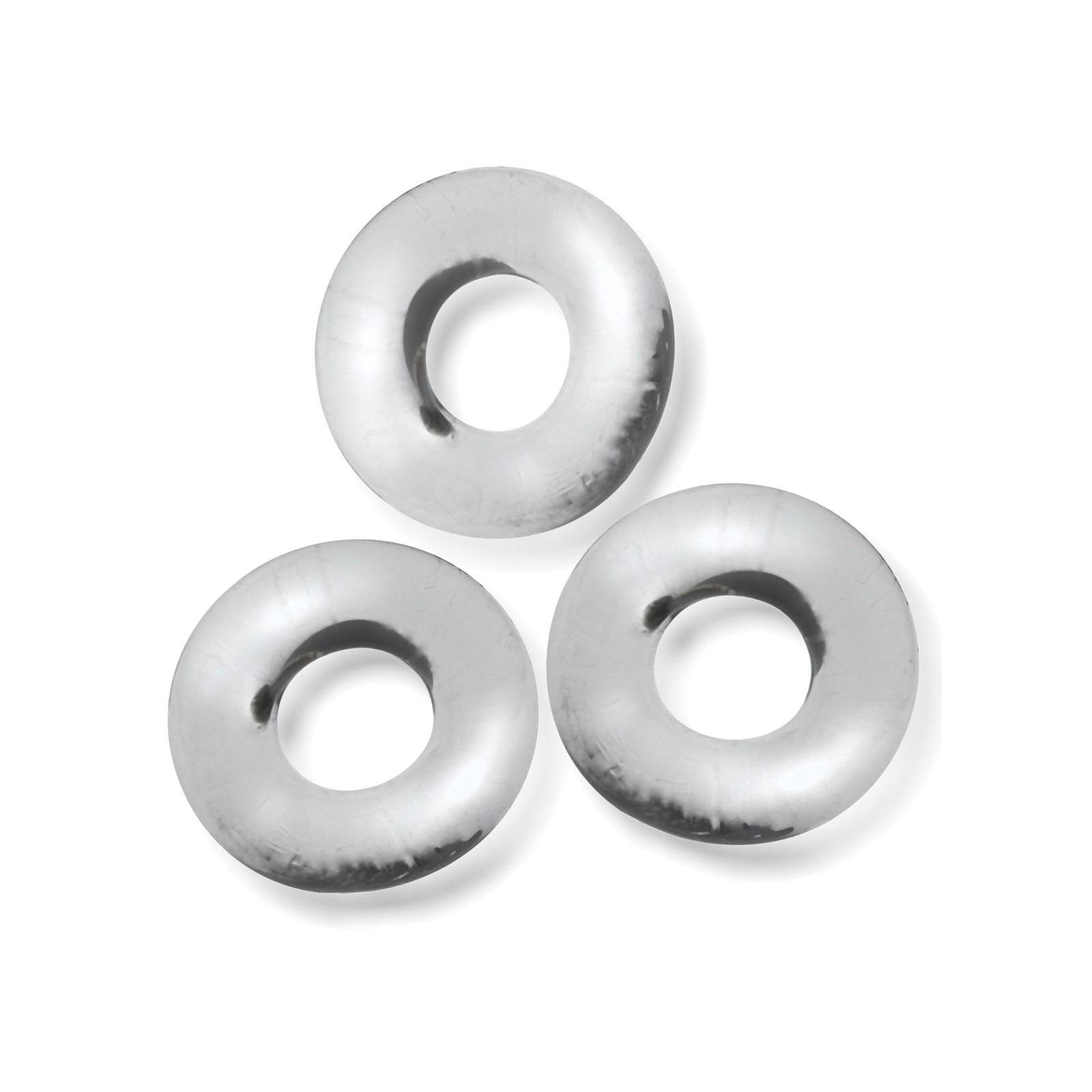 Oxballs Fat Willy 3 Pack Jumbo Cock Rings Clear