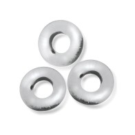 Oxballs Fat Willy 3 Pack Jumbo Cock Rings Clear