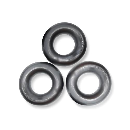 Oxballs Fat Willy 3 Pack Jumbo Cock Rings - Acero