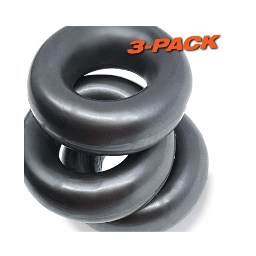 Oxballs Fat Willy 3 Pack Jumbo Cock Rings - Steel