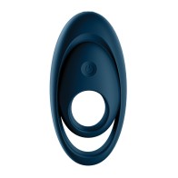 Satisfyer Glorious Duo Ring Vibrator - Dark Blue