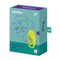 Satisfyer Spectacular Dual Ring Vibrator Lime Green