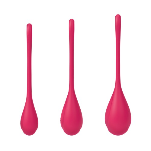 Satisfyer Yoni Power 1 Balls Training Set Red