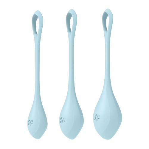 Set de Entrenamiento Satisfyer Yoni Power 2 - Azul Claro