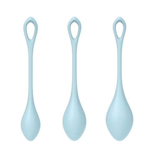 Set de Entrenamiento Satisfyer Yoni Power 2 - Azul Claro