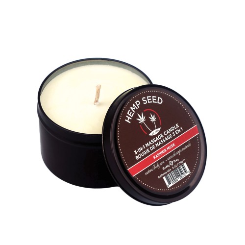 Earthly Body Suntouched Hemp Candle Kashmir Musk