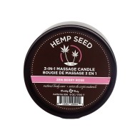 Earthly Body Suntouched Hemp Candle - Zen Berry Rose