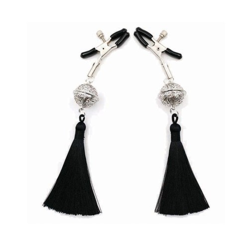 Sexy AF Nipple Clamps with Black Tassels