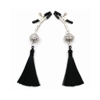 Sexy AF Nipple Clamps with Black Tassels