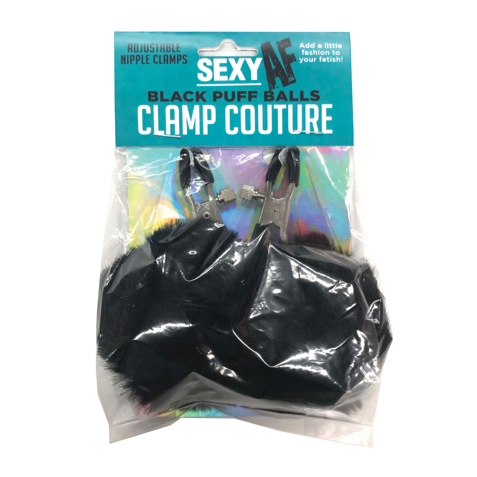 Sexy AF Nipple Clamps with Puff Balls