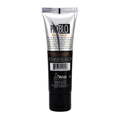 Gel de Placer Oral Pro Blo - Durazno