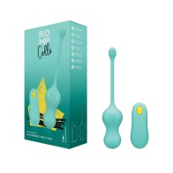 Romp Cello Remote Control G-Spot Vibrating Egg - Blue