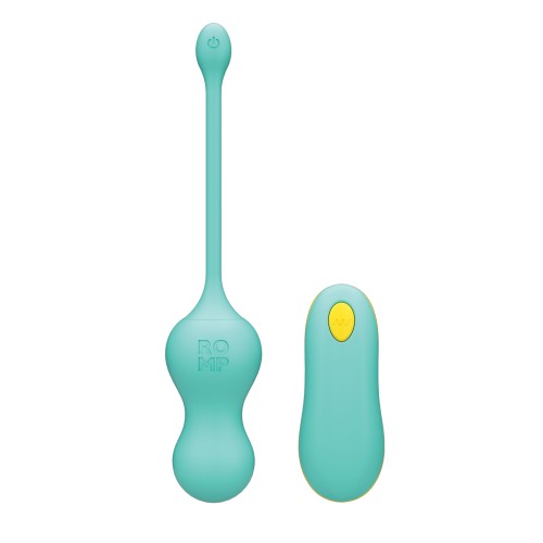 Romp Cello Remote Control G-Spot Vibrating Egg - Blue