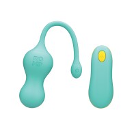 Romp Cello Remote Control G-Spot Vibrating Egg - Blue