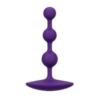 Romp Amp Flexible Anal Beads - Violet - Adult Toy