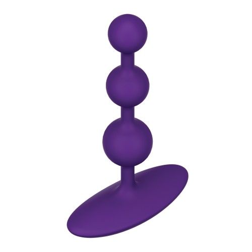 Romp Amp Flexible Anal Beads - Violet - Adult Toy