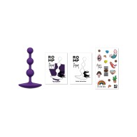 Romp Amp Bolas Anales Flexibles - Violeta - Juguete para Adultos