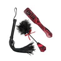 Lovers Kit Whip Tickle Paddle