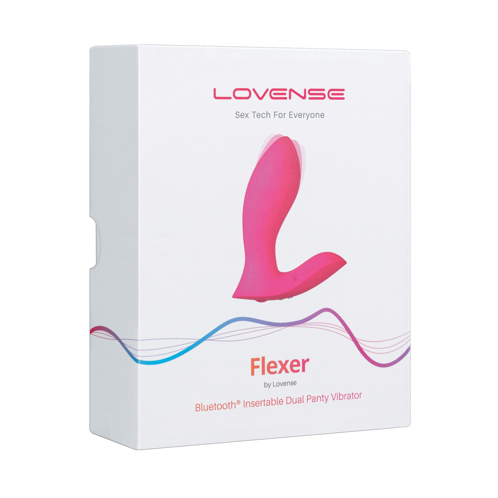 Lovense Flexer App-Controlled Panty Vibrator - Pink