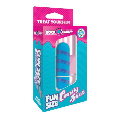 Rock Candy Fun Size Mini Vibrator - Blue