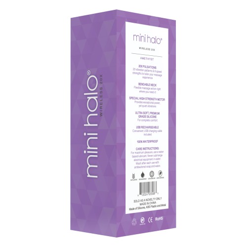 Mini Halo Wireless Wand 20x Amethyst