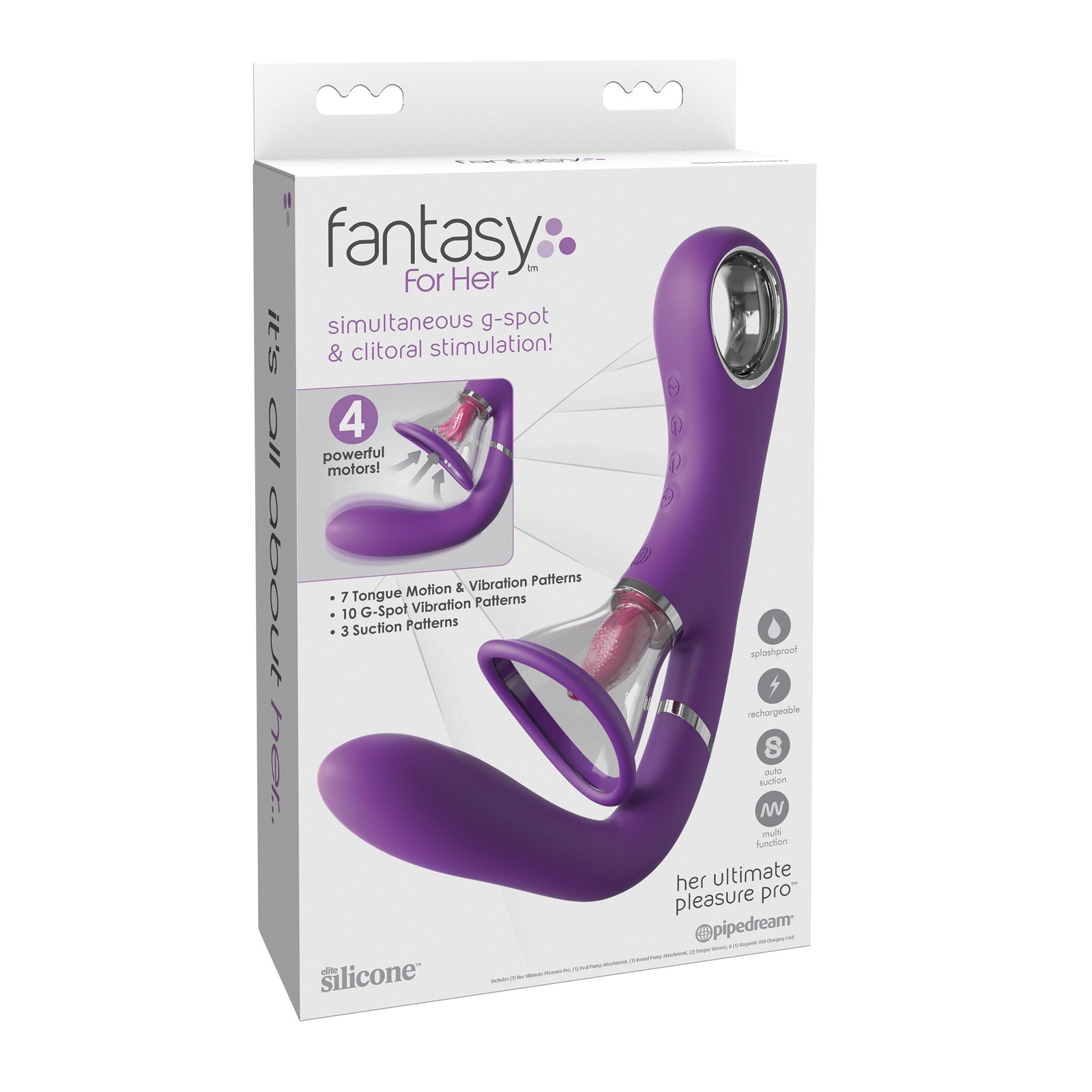 Fantasy For Her Pro de Placer Definitivo para Juego Sensacional