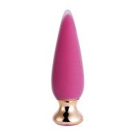 Doro Plus Vibrating Anal Plug with Remote Control - Pink