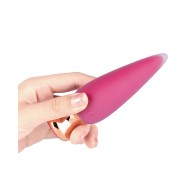 Doro Plus Vibrating Anal Plug with Remote Control - Pink