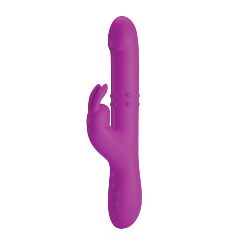 Pretty Love Reese Conejito Vibrador con Empuje Fucsia