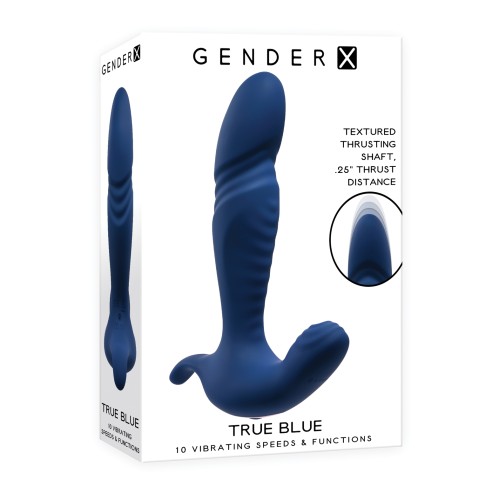 Gender X True Blue - Potente Vibrador con Impulso