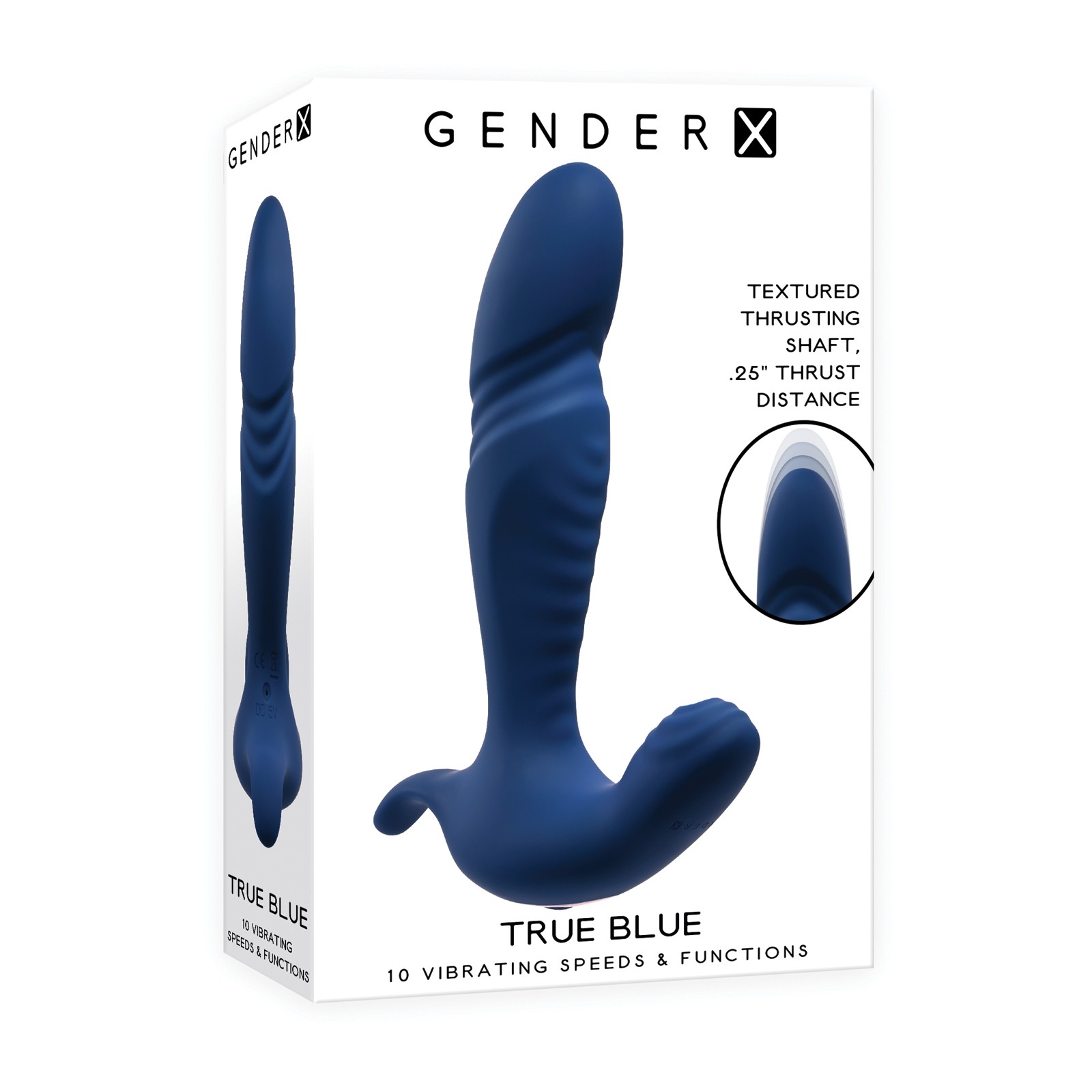 Gender X True Blue - Potente Vibrador con Impulso