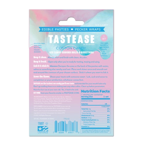 Pastease Tastease Pasties Comestibles Algodón de Azúcar