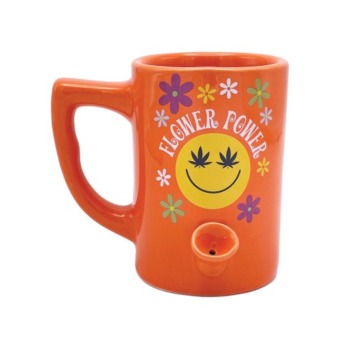 Wake & Bake Flower Power Mug for Fun Mornings