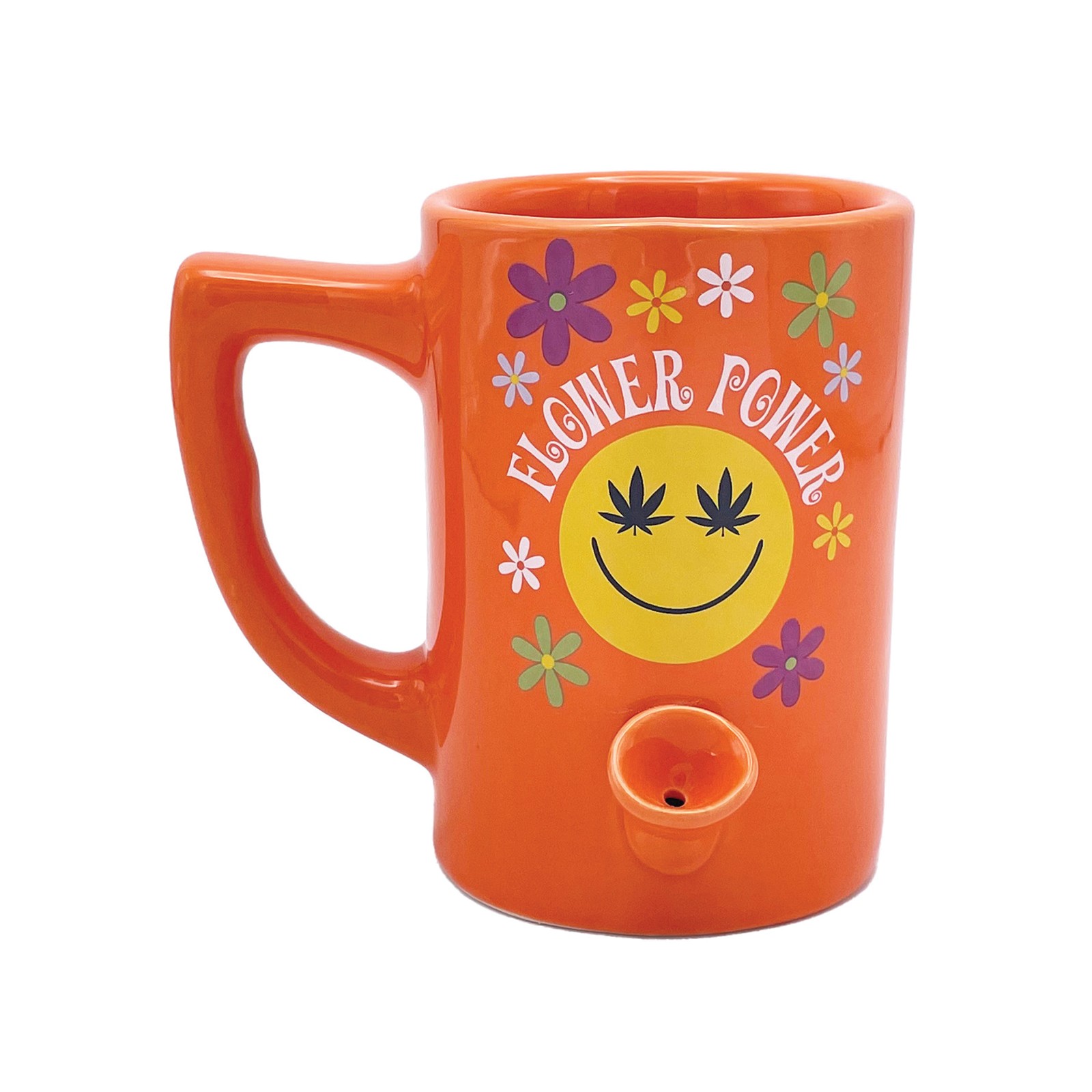 Wake & Bake Flower Power Mug for Fun Mornings