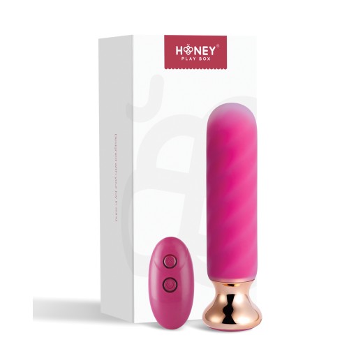 Plug Anal Vibrador Remoto Rose Twister