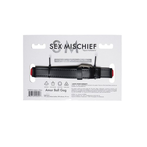 Sex & Mischief Amor Ball Gag for Kinky Fun