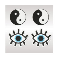 Pasties Yin & Yang Peekaboos - Moda Divertida