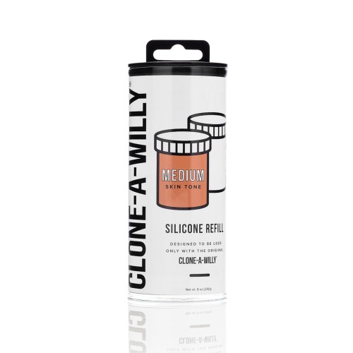 Clone-A-Willy Silicone Refill - Medium Tone