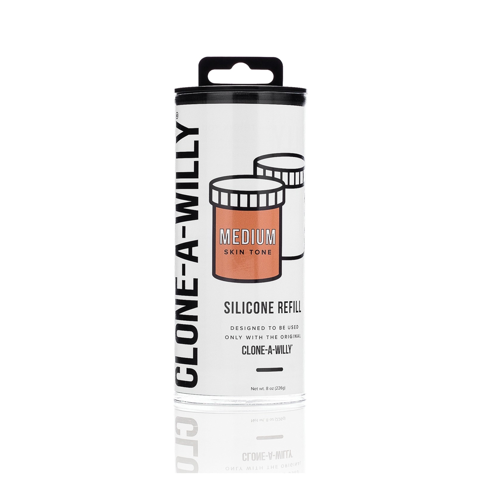 Clone-A-Willy Silicone Refill - Medium Tone