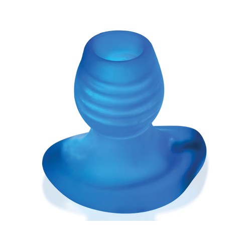 Oxballs Glowhole 2 Hollow Buttplug with LED - Large - Blue