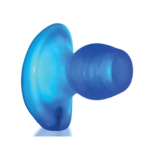 Oxballs Glowhole 2 Hollow Buttplug with LED - Large - Blue