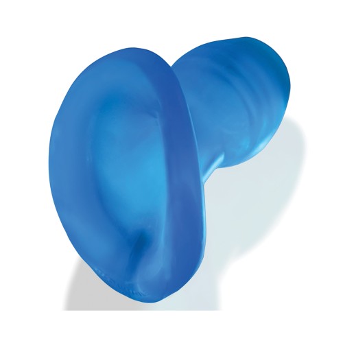 Oxballs Glowhole 2 Hollow Buttplug with LED - Large - Blue