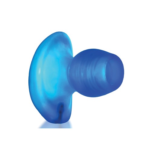 Oxballs Glowhole 1 Hollow Buttplug w/LED Insert Small - Blue Morph