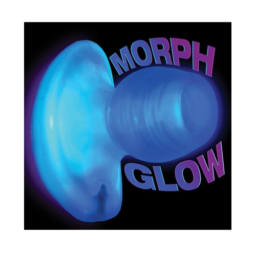 Oxballs Glowhole 1 Plug Hueco con LED Insertar Pequeño - Blue Morph