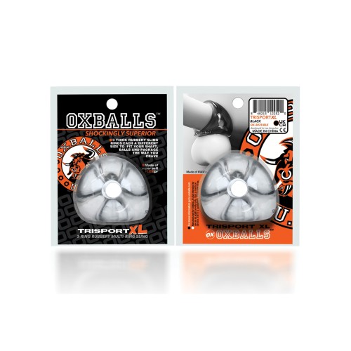 Oxballs Tri Sport XL Sling de 3 Anillos Transparente